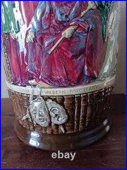 Superb Royal Doulton William Shakespeare Jug by Charles Noke. 27cm. C1933