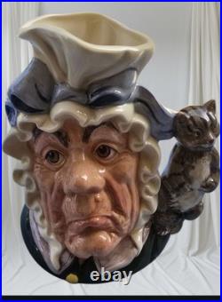 THE COOK AND THE CHESHIRE CAT Large Royal Doulton Jug/Mug D6842 1989 Display Onl