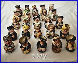 The Doultonville Collection Royal Doulton England Complete Set Of 25 Toby Jugs