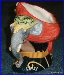 The Elephant Trainer Royal Doulton Character Toby Jug LARGE D6841 RARE GIFT