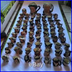 Toby Jug Miniature Mug Collection Royal Doulton England Lot