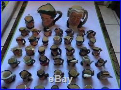 Toby Jug Miniature Mug Collection Royal Doulton England Lot