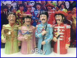 Toby jug. The Beatles. Music. Record. LP. Sgt pepper. Record. Christmas gift. Abbey road