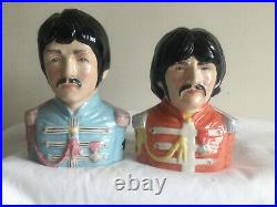 Toby jugs. The Beatles. 1960s. Sgt Pepper. Music. LP. Vinyl. CD. Not Figures