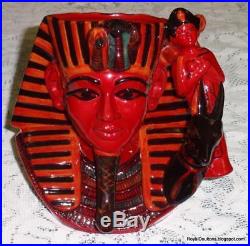 ULTRA RARE Royal Doulton The Pharaoh Figurine D7028 Toby Character Jug