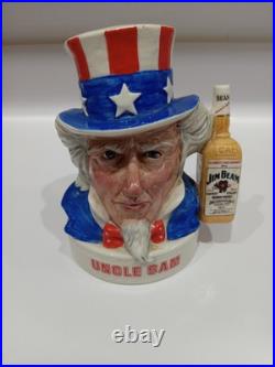 UNCLE SAM Liquor Decanter ROYAL DOULTON Character Jug
