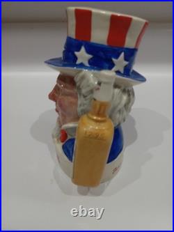 UNCLE SAM Liquor Decanter ROYAL DOULTON Character Jug