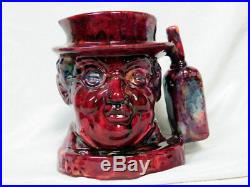 UNIQUE COLORWAY Royal Doulton MR PICKWICK Toby Jug Jim Beam Flambe like colors