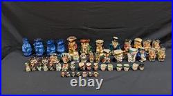 VTG Doultonville Big Collection Royal Doulton England Toby Jugs Lot of 50 Items