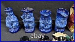VTG Doultonville Big Collection Royal Doulton England Toby Jugs Lot of 50 Items