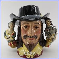 VTG KING CHARLES I Royal Doulton D 6917 Large Ltd Ed Character Toby Jug 1992 CoA