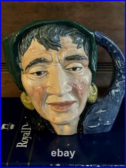 VTG Royal Doulton Character Jug of the Year THE FORTUNE TELLER D6497 Large w Box