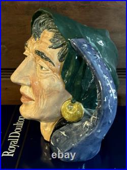 VTG Royal Doulton Character Jug of the Year THE FORTUNE TELLER D6497 Large w Box