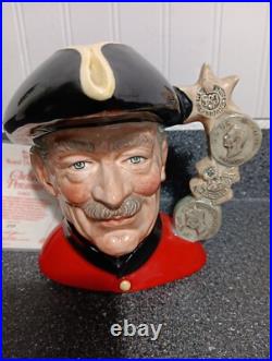 VTG Royal Doulton Chelsea Pensioner D6832 Ltd Ed 217/250 Large Jug