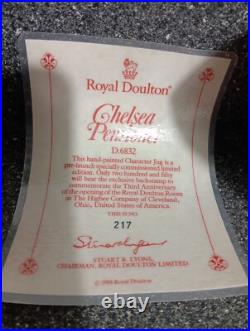 VTG Royal Doulton Chelsea Pensioner D6832 Ltd Ed 217/250 Large Jug