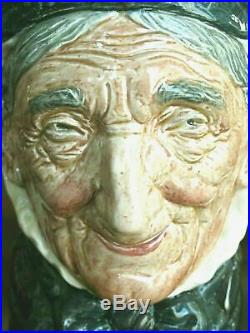 Very Rare 1937 Royal Doulton Toothless Granny Character Jug D5521 Perfect Cond