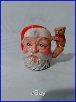 Very Rare Royal Doulton Character Jug Santa Claus D7060 Tiny 1 1/2 1994