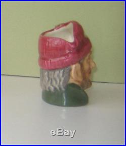 Very Rare Royal Doulton Miniature Lumberjack Character Jug Excellent Condition