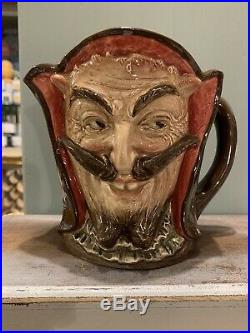 Very Rare Toby Jug Royal Doulton Mephistopheles Devil Verse Immaculate Condition