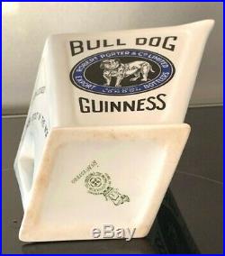 Vintage 1920's Bull Dog Guinness Stout Advertising Bar Jug Royal Doulton