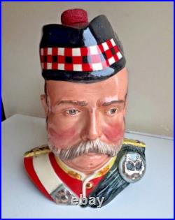 Vintage Boxed Large Royal Doulton WILLIAM GRANT Character Jug with Pour Spout, COA