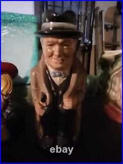 Vintage Collectible Royal Doulton Winston Churchill Jug Marked Made in England