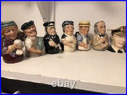 Vintage Collection, Lot Of 14 Toby Jugs Mugs by Royal Doulton. Large & small