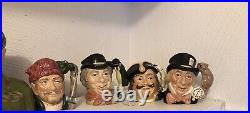 Vintage Collection, Lot Of 14 Toby Jugs Mugs by Royal Doulton. Large & small