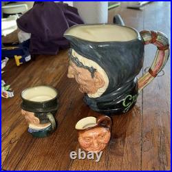 Vintage England Royal Doulton Jug Three Pieces Included Pouring Pitcher