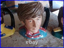 Vintage Full Set Royal Doulton Beatles Character Jugs Mugs Nice! Lot 25-50