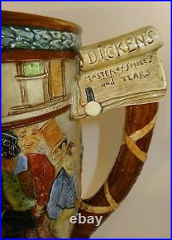 Vintage Huge Royal Doulton Dickens Jug Ltd Ed Master Of Smiles & Tears c1936 VGC