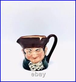Vintage Mug Toby Jug Drink Head Charley Faience England by Royal Doulton Painted