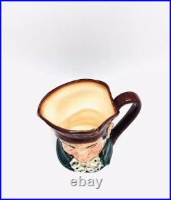 Vintage Mug Toby Jug Drink Head Charley Faience England by Royal Doulton Painted