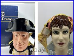 Vintage Napoleon & Josephine Royal Doulton D6750 Character Toby Jug #995 & box