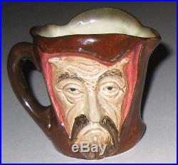 Vintage ROYAL DOULTON Mephistopheles DEVIL two-faced character jug 3-1/4 Toby