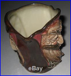 Vintage ROYAL DOULTON Mephistopheles DEVIL two-faced character jug 3-1/4 Toby