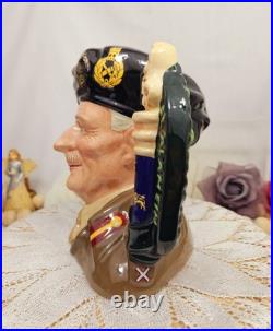 Vintage Rare Royal Doulton'Field Marshal Montgomery' Large Character Jug