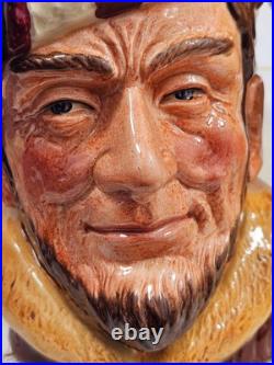 Vintage Rare Royal Doulton'The Falconer, Colourway Brown' Large Character Jug