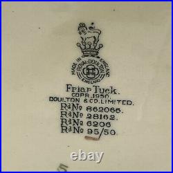 Vintage Royal Doulton 1950 Friar Tuck D 6321 Toby Mug Jug 6.5 inch C01