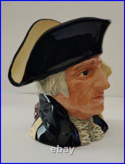 Vintage Royal Doulton 1982 Large Toby Jug Character George Washington D 6669