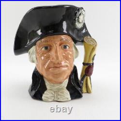 Vintage Royal Doulton 1982 Large Toby Jug Character George Washington D 6669