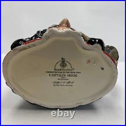 Vintage Royal Doulton 1994 Captain Hook D 6947 Toby Mug Jug 7.5 inch W01