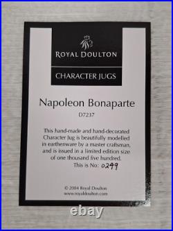Vintage Royal Doulton 2004 Napoleon Bonaparte D 7237 Mug Jug 7.5 inch NIB