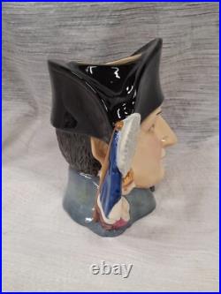Vintage Royal Doulton 2004 Napoleon Bonaparte D 7237 Mug Jug 7.5 inch NIB