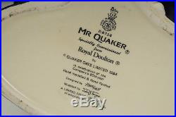 Vintage Royal Doulton Character Jug D6738 MR. QUAKER Limited Ed. 1984 Quaker Oats