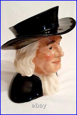 Vintage Royal Doulton Character Jug Mr. Quaker Size Large # D. 6738