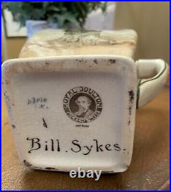 Vintage Royal Doulton Charles Dickens Bill Sykes Friar Shape Jug 7.5
