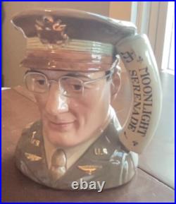 Vintage Royal Doulton Glernn Miller Toby Mug Jug #D6970. 7 1/2 Tall