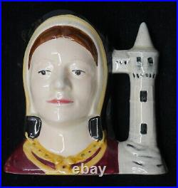 Vintage Royal Doulton King Henry VIII & 6 Wives Toby Mug, Jug Set, Complete