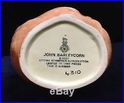 Vintage Royal Doulton Large John Barleycorn Character Jug D5327 England